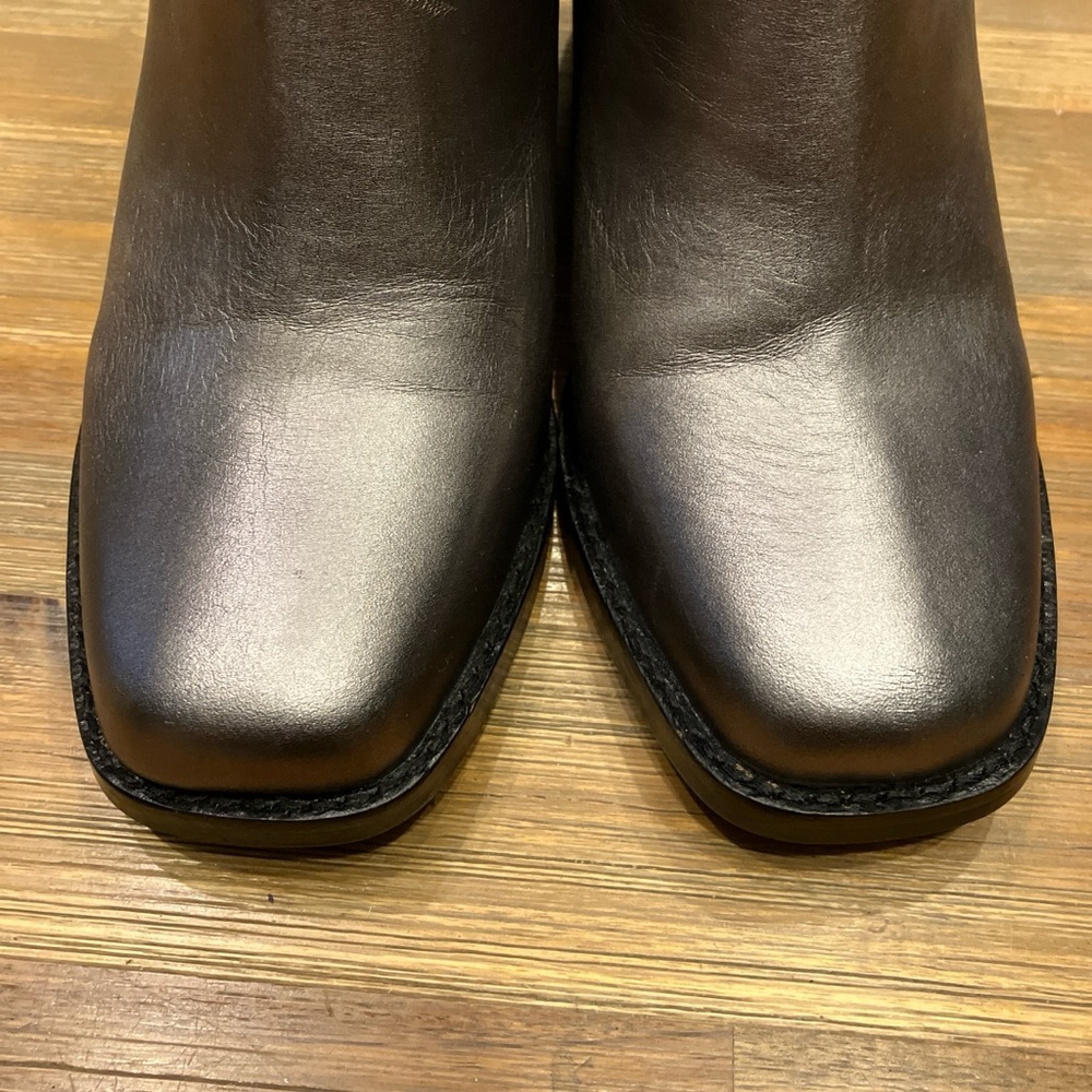 Design Lab Koallan size 8.5 metallic pewter silver glam slip‎ on ankle boot - Picture 4 of 6